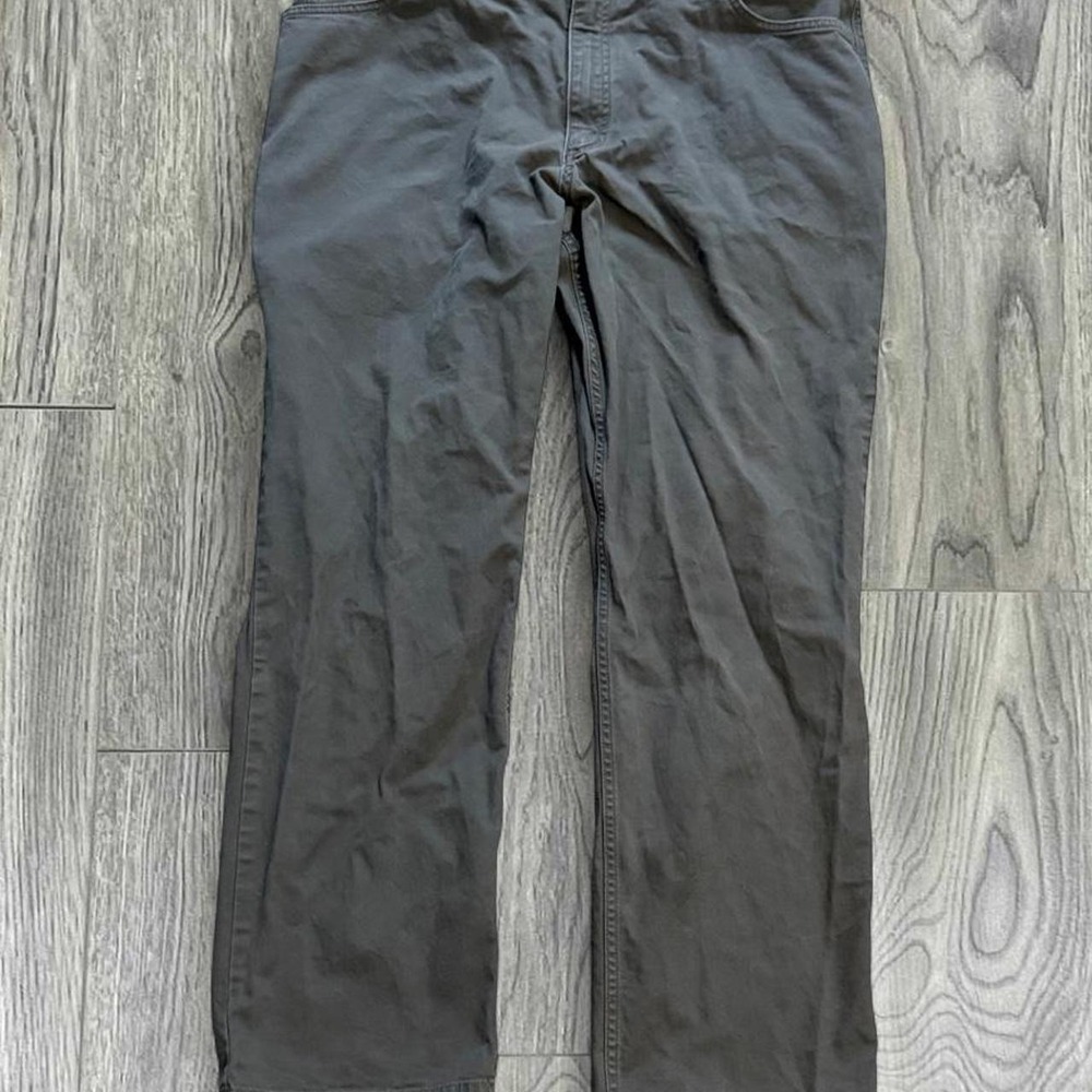 Carhartt Rugged Flex Relaxed Fit Canvas Work Pants Charcoal Gray 40x32 Utility